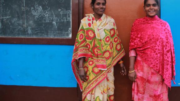 Two women standing next to each other | Photo Credits: Disha Arora/IPPF
